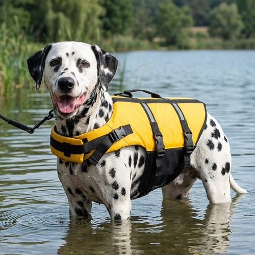 Hundeschwimmweste gelb - hundeschwimmweste,,