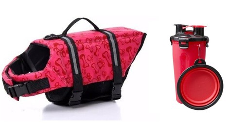 Bakas hundeschwimmweste pink - hundeschwimmweste, s